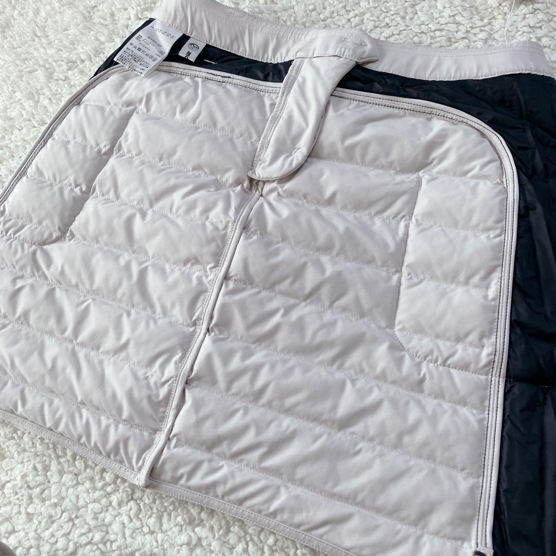 タグ付新品【2023年モデル】and per se ビッグロゴ中綿スカート LL