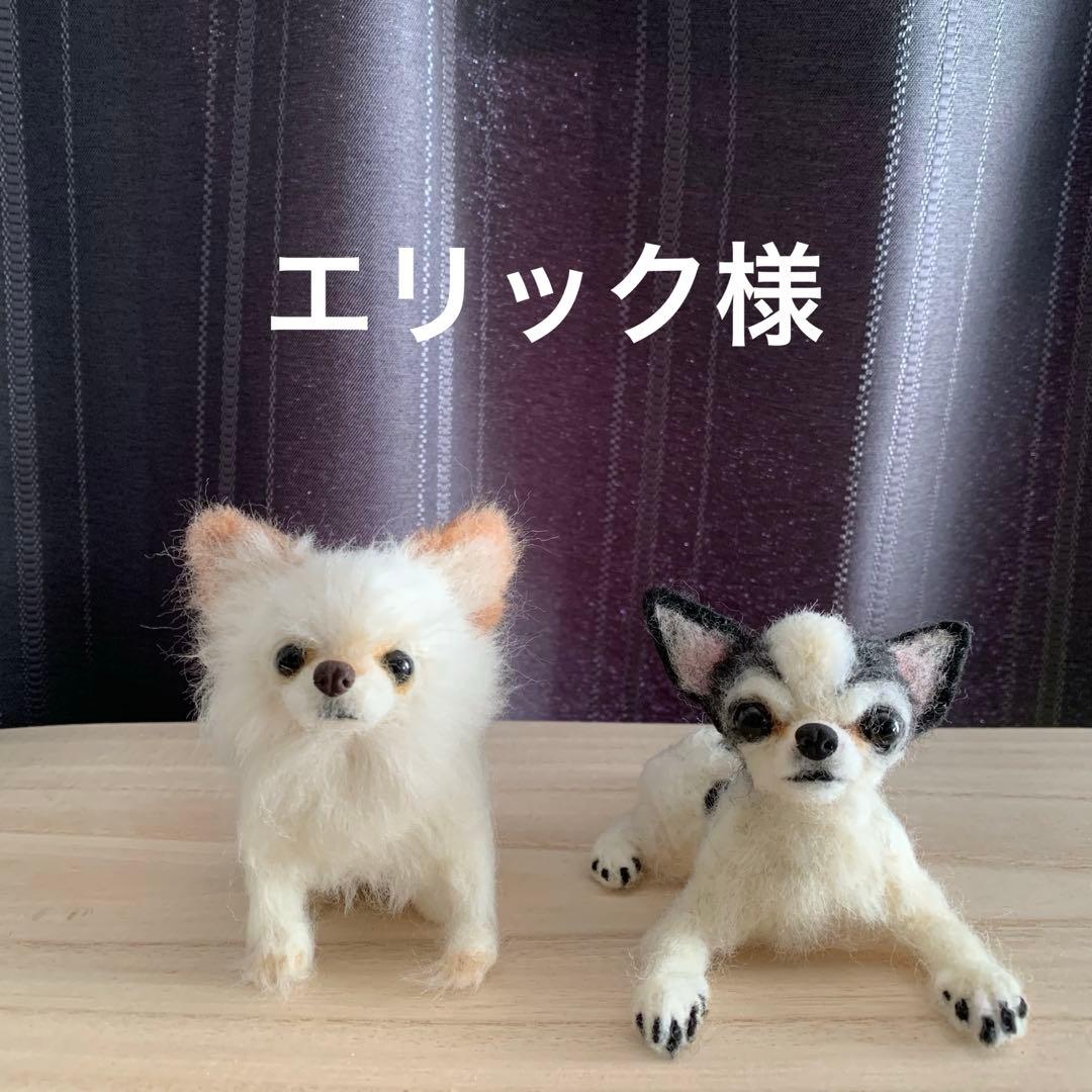 羊毛フェルト　チワワ　エリック様