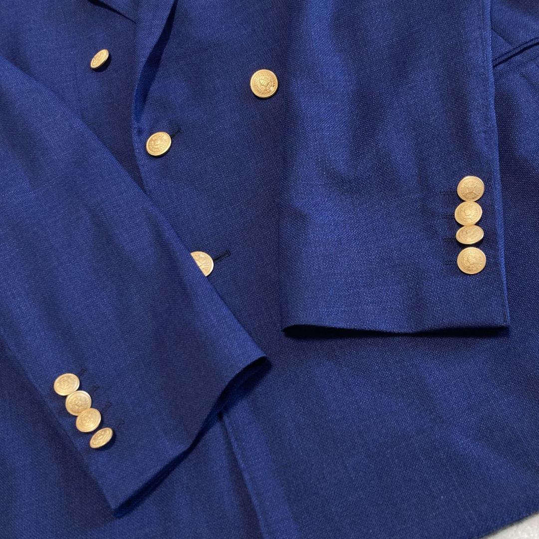 vatie DURBAN ロロピアーナ 紺ブレ シルク混 ネイビー A4