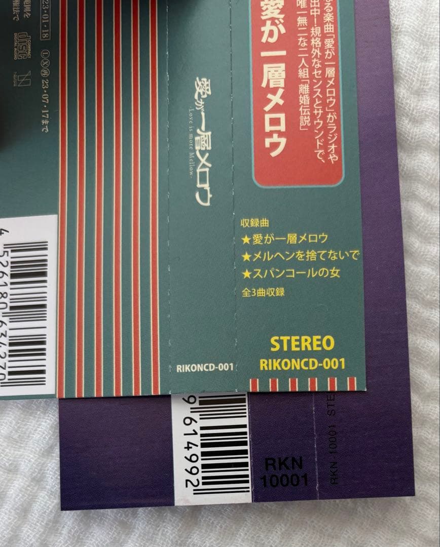 【インディーズ時代】離婚伝説　愛が一層メロウ　アルバムの2枚