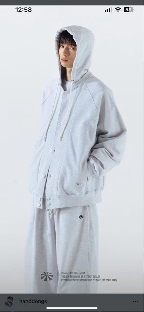 ANGLAN アングラン スウェット セットアップ