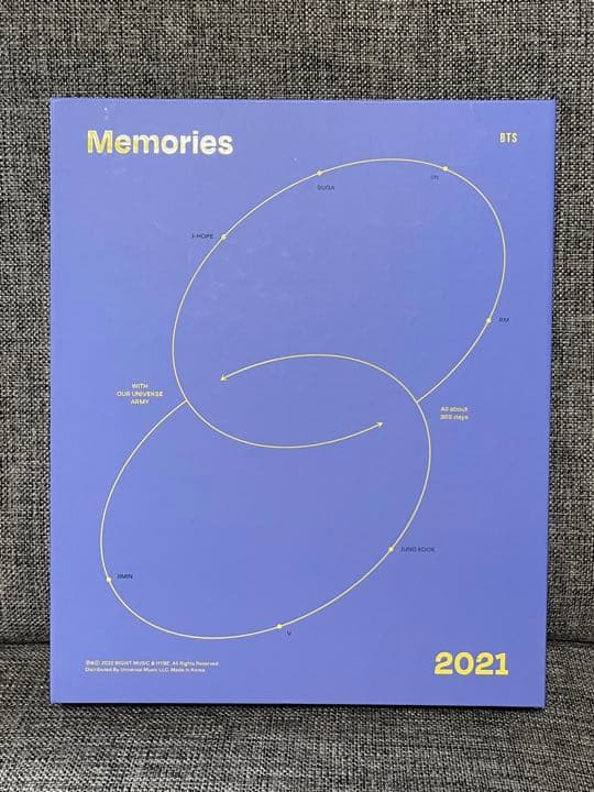 BTS メモリーズ2021 DVD 抜けなし　JINトレカ有り