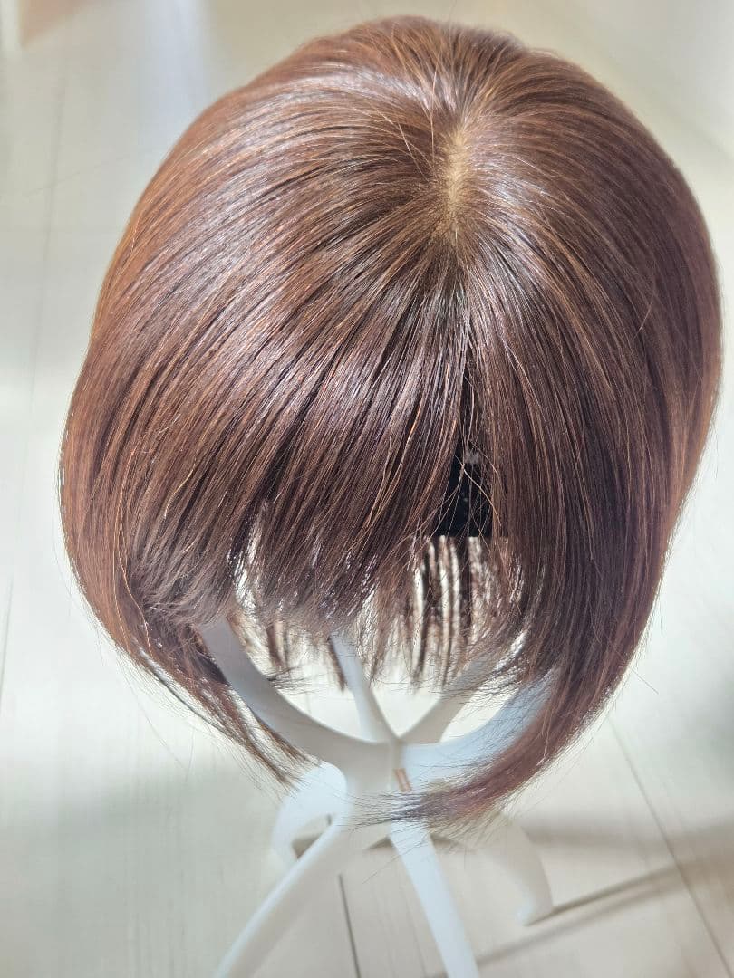 ぱ*だ様 【リネアストリア】天使のマニッシュショート人毛MIXチョコブラウンM