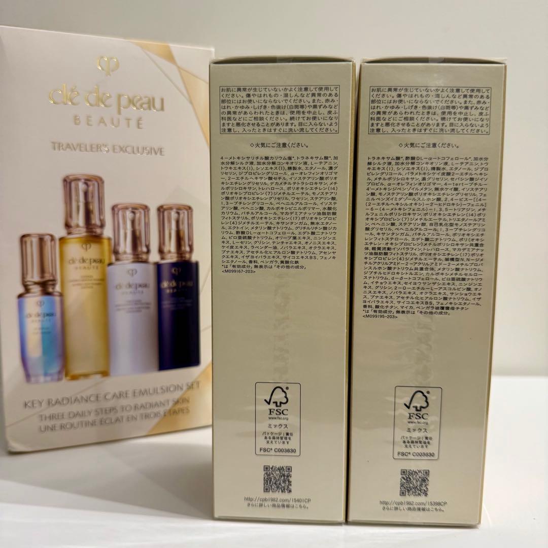 【クレ・ド・ポー ボーテ】朝夜乳液セット