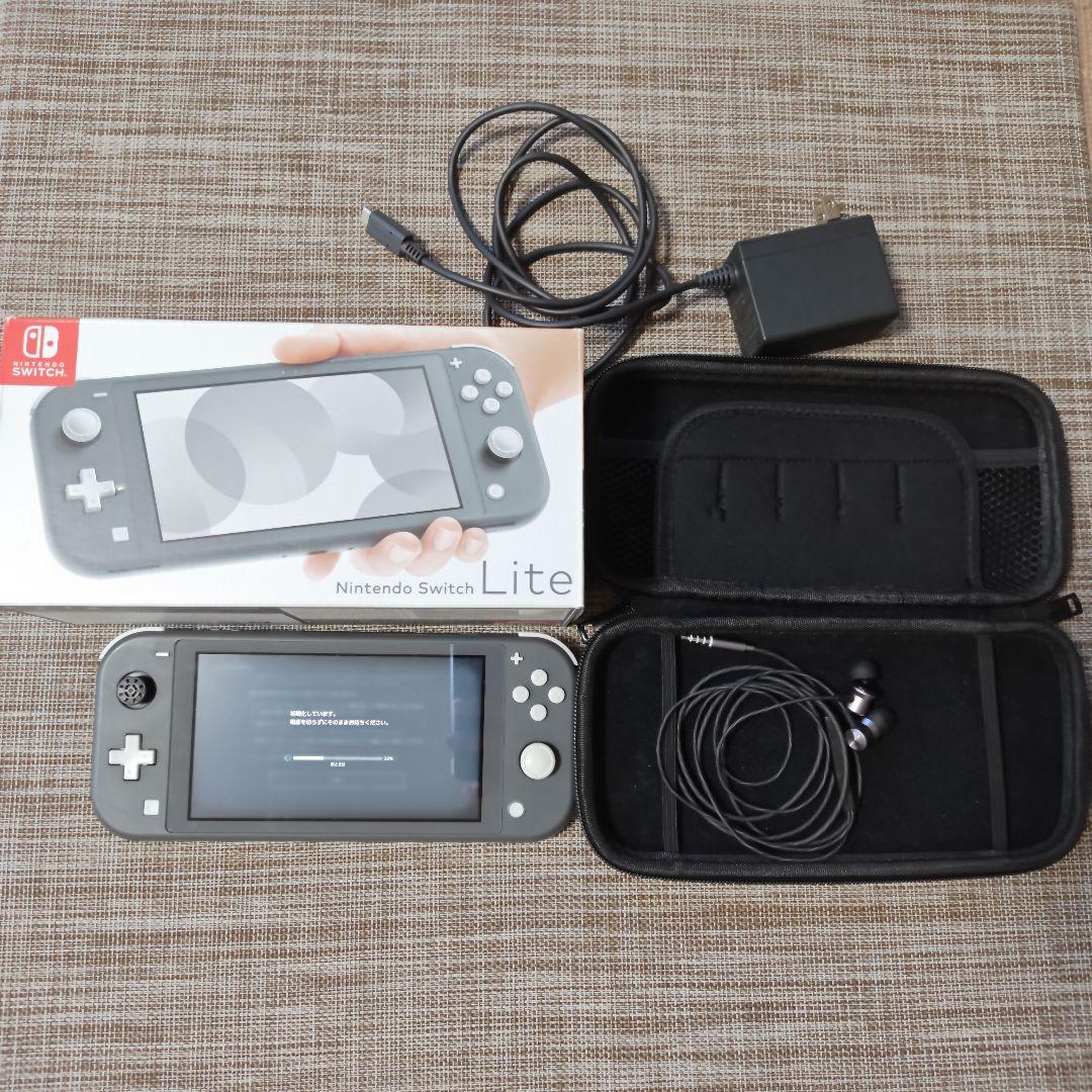 Nintendo Switch Lite グレー 本体 充電器 　スイッチライト