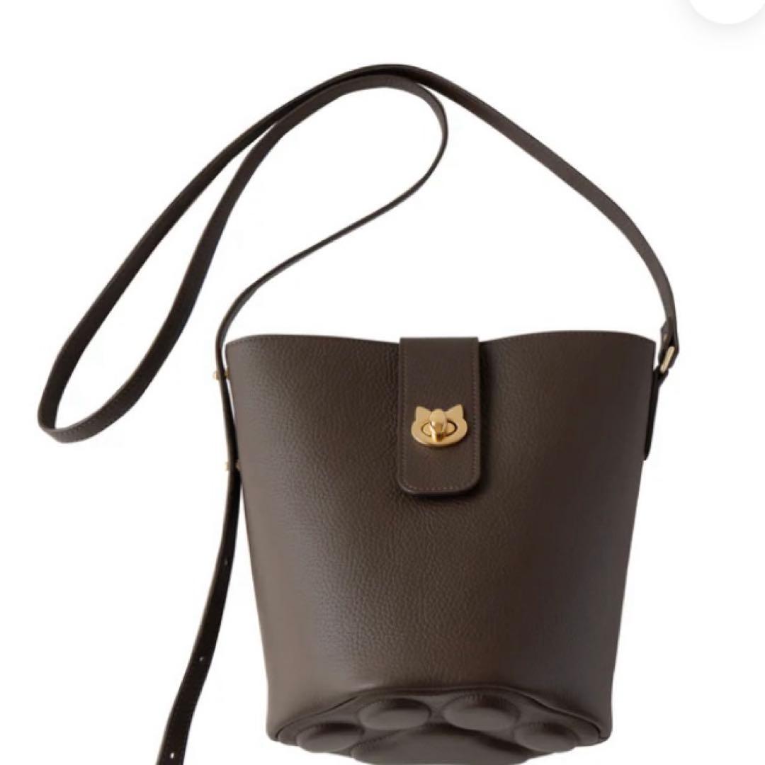 美品！philosophii ショルダーバッグ PAW キュイール・マッシュ　猫