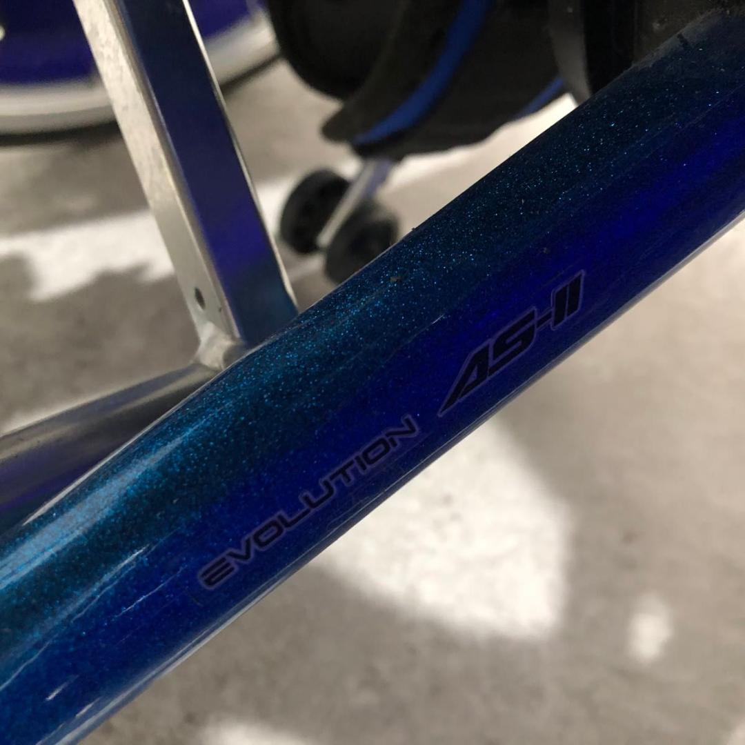 良品 日進医療器 アクティブ車椅子 EVOLUTION AS-II 車いす