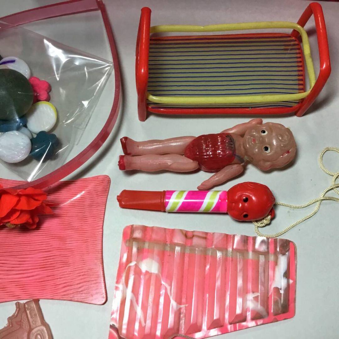 ヴィンテージ◆駄菓子屋セット②◆セルロイド人形 アンティーク 昭和レトロ