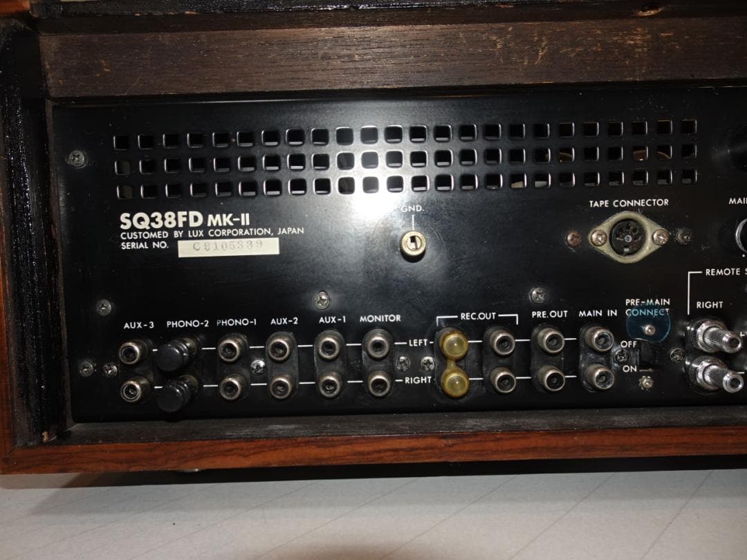 LUX-SQ38FD mk２　真空管アンプ