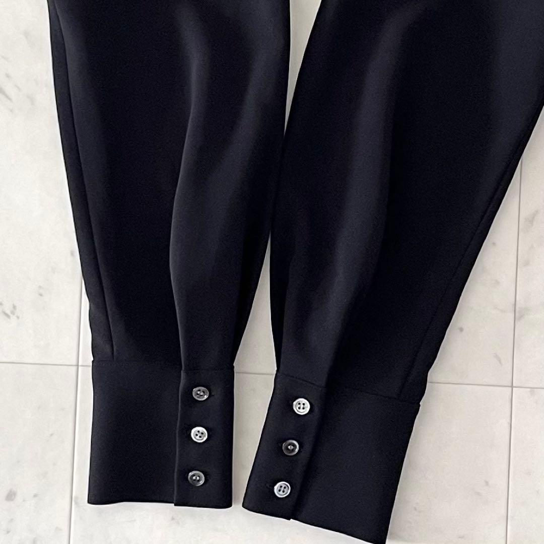 定価3,5万♪極美品セオリーリュクス Luve Wali Blouse 38 黒