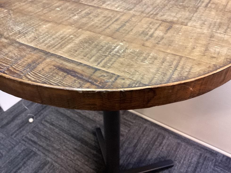 クラッシュゲート　トリップ　φ600　丸　カフェテーブル　ノットアンティークス