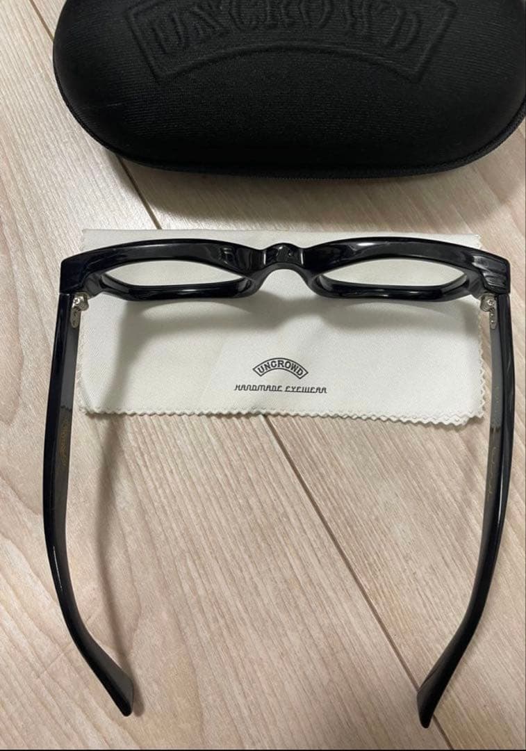 UNCROWD アンクラウド ブルーバード調光眼鏡 ブラック ケース付き
