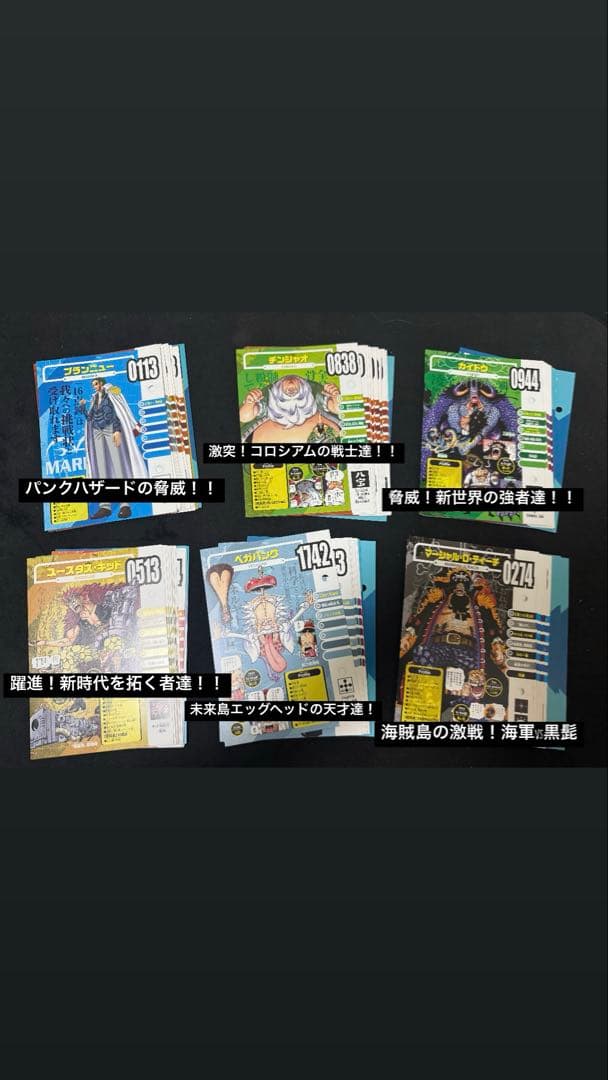 ワンピースビブルカード全バインダー　全カードセット ビブルカード麦わらストア限定