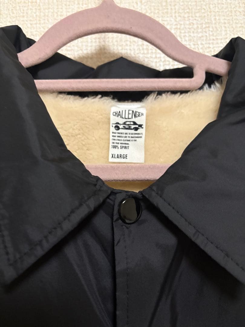 challengerクロスボーン コーチジャケット ボア付き XL