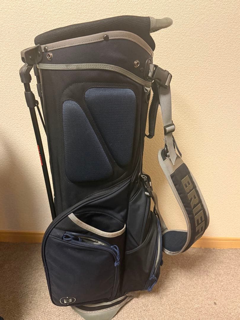 値下げ不可　BRIEFING ネイビー キャディバッグ CR-4 #03