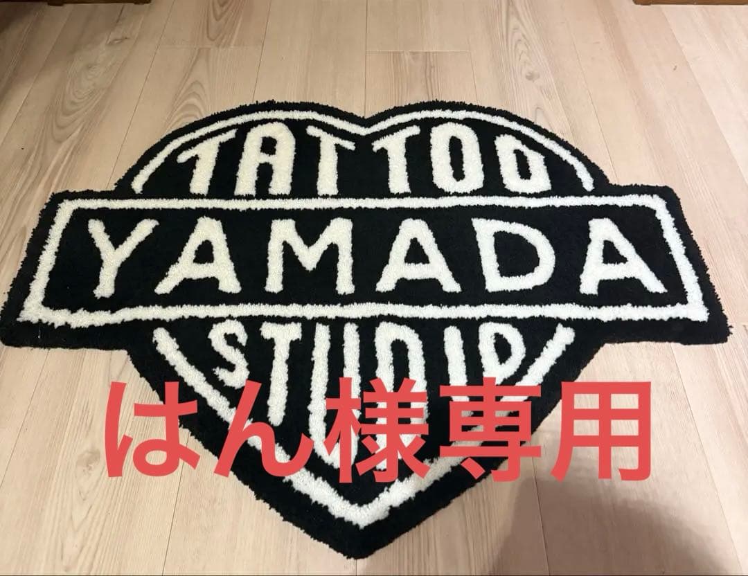 ラグ・カーペット tattoo studio yamada TSY LOGO DOORMAT