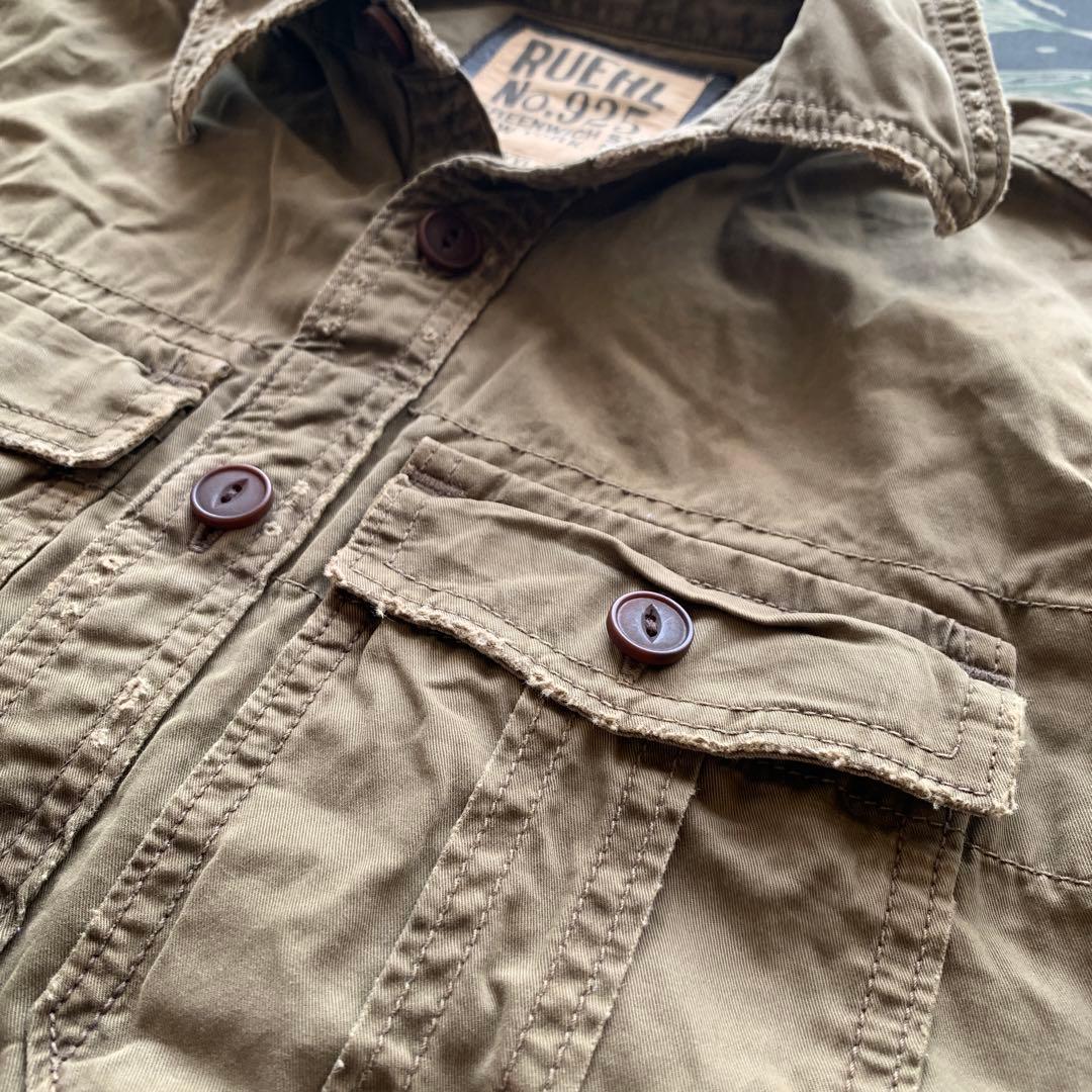 RUEHL No.925 ミリタリーシャツ XXL