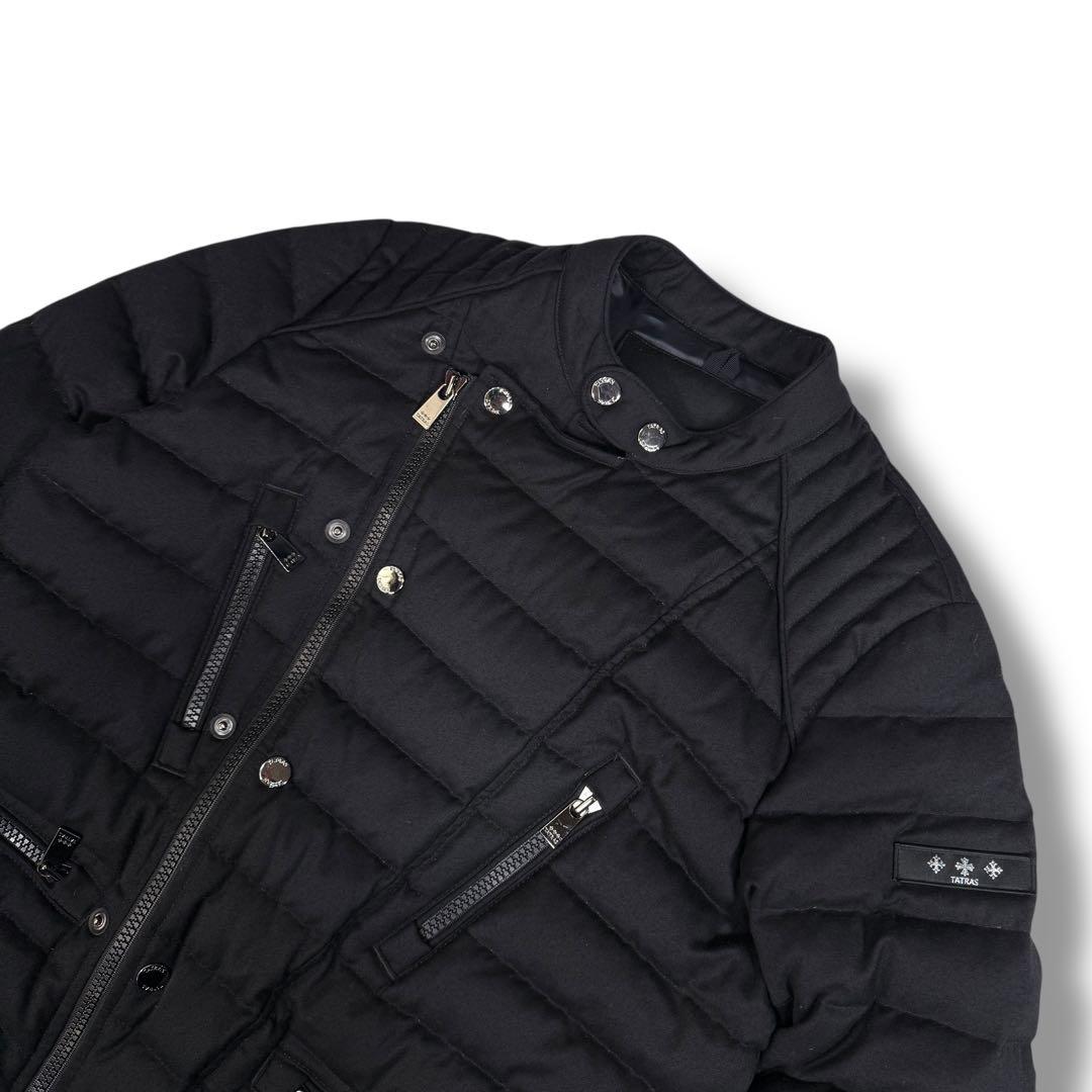 TATRAS CRISANTEMO ライダースジャケット ダウンジャケット 黒L