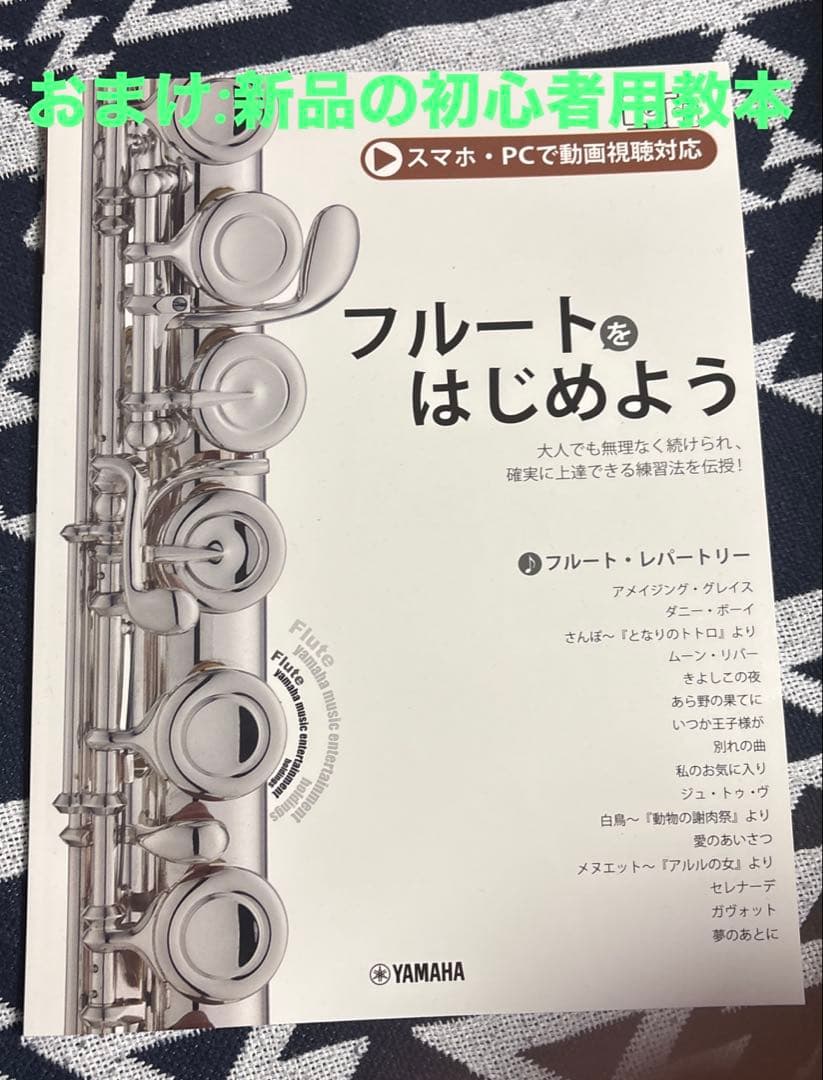 NUVOヌーボ　プラスチック製フルート　 おまけで教本つけます！