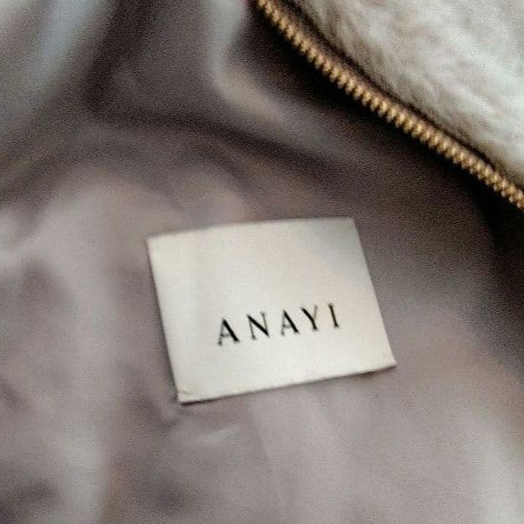 アナイ　ANAYI フェイクミンク　ファー　ブルゾン 36サイズ