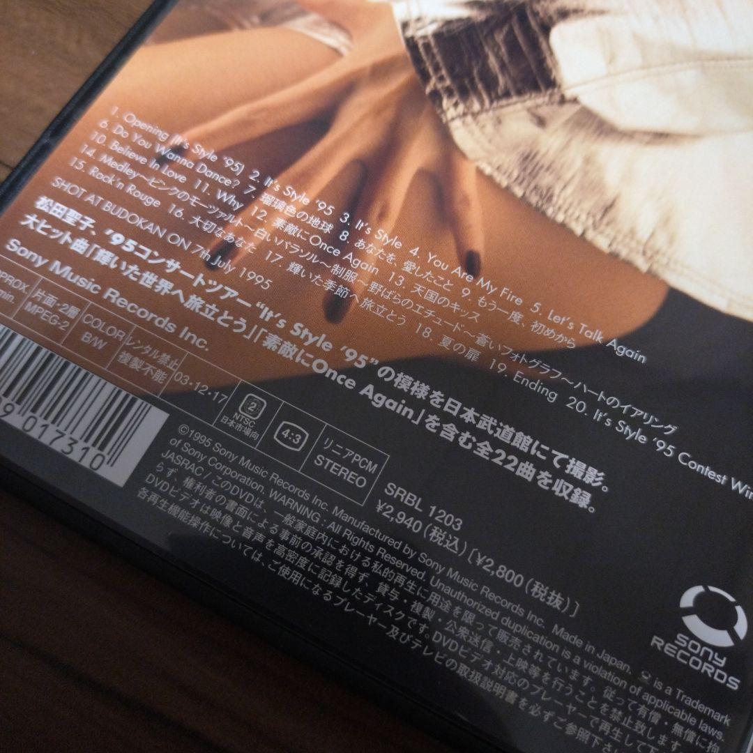 【希少盤】松田聖子/LIVE It's Style'95/1995年コンサート