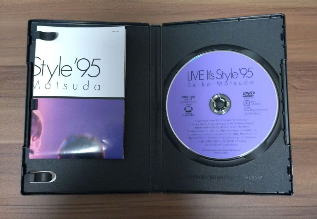 【希少盤】松田聖子/LIVE It's Style'95/1995年コンサート