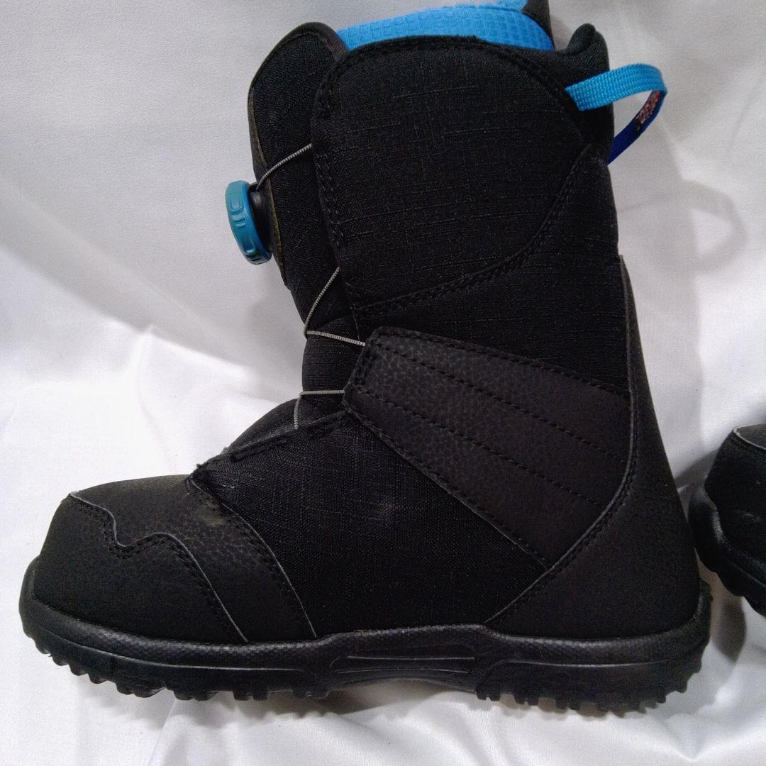 23cm BURTON 子ども用スノーボードブーツ ブラック ジュニア
