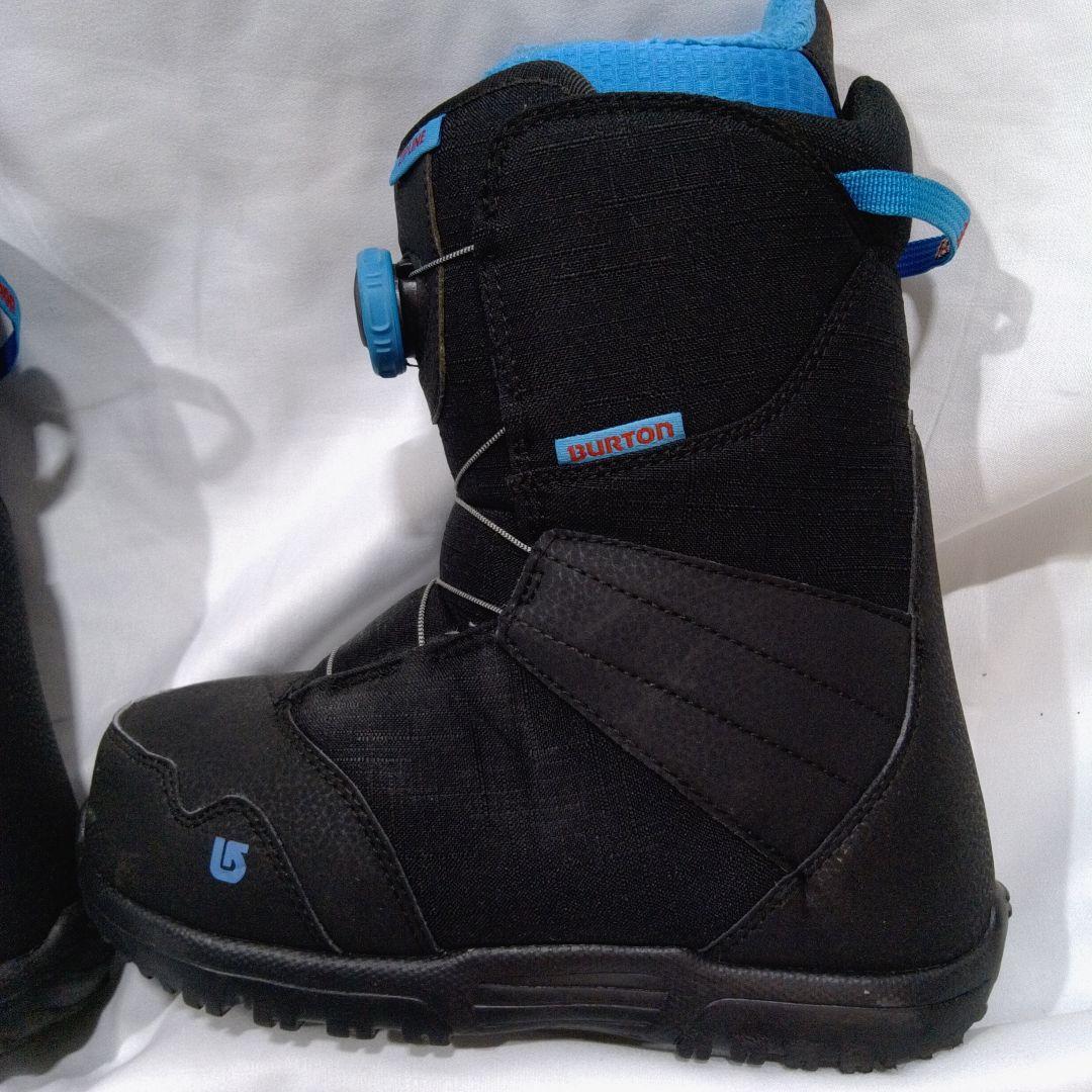 23cm BURTON 子ども用スノーボードブーツ ブラック ジュニア