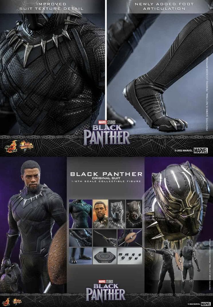 【美品】　ホットトイズ ブラックパンサー オリジナル・スーツ