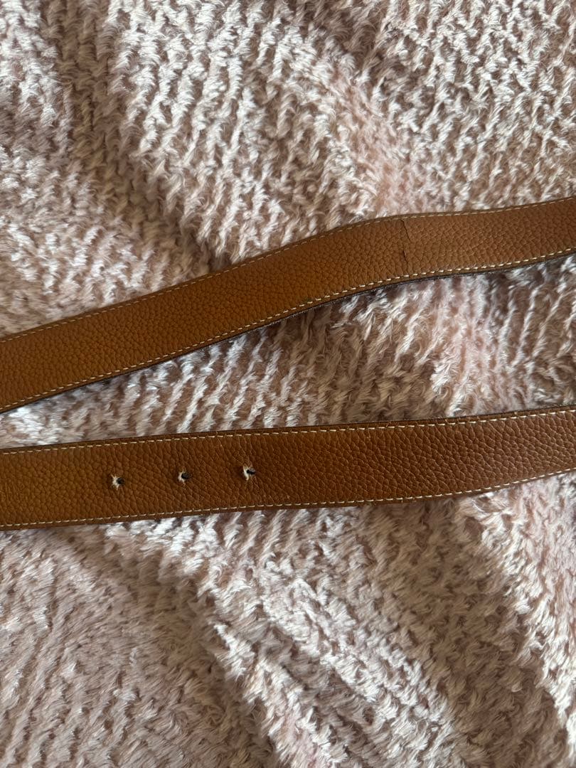 太郎！！　エルメス　HERMES リバーシブルレザー H型バックル ベルト