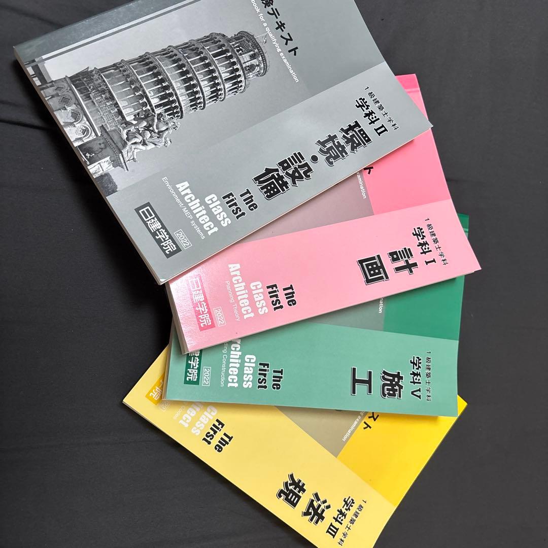 1級建築士学科　施工・計画・環境設備・法規・構造