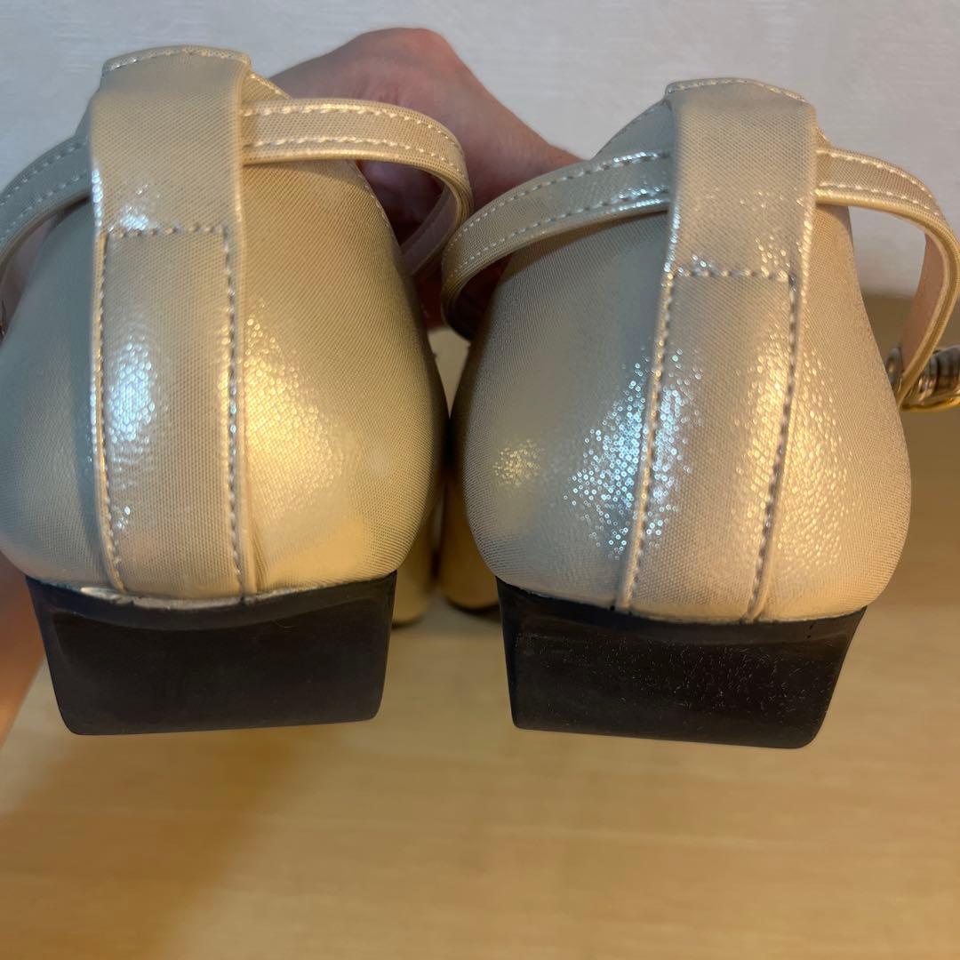 リトルピアニスト　22.5cm シャンパンゴールド