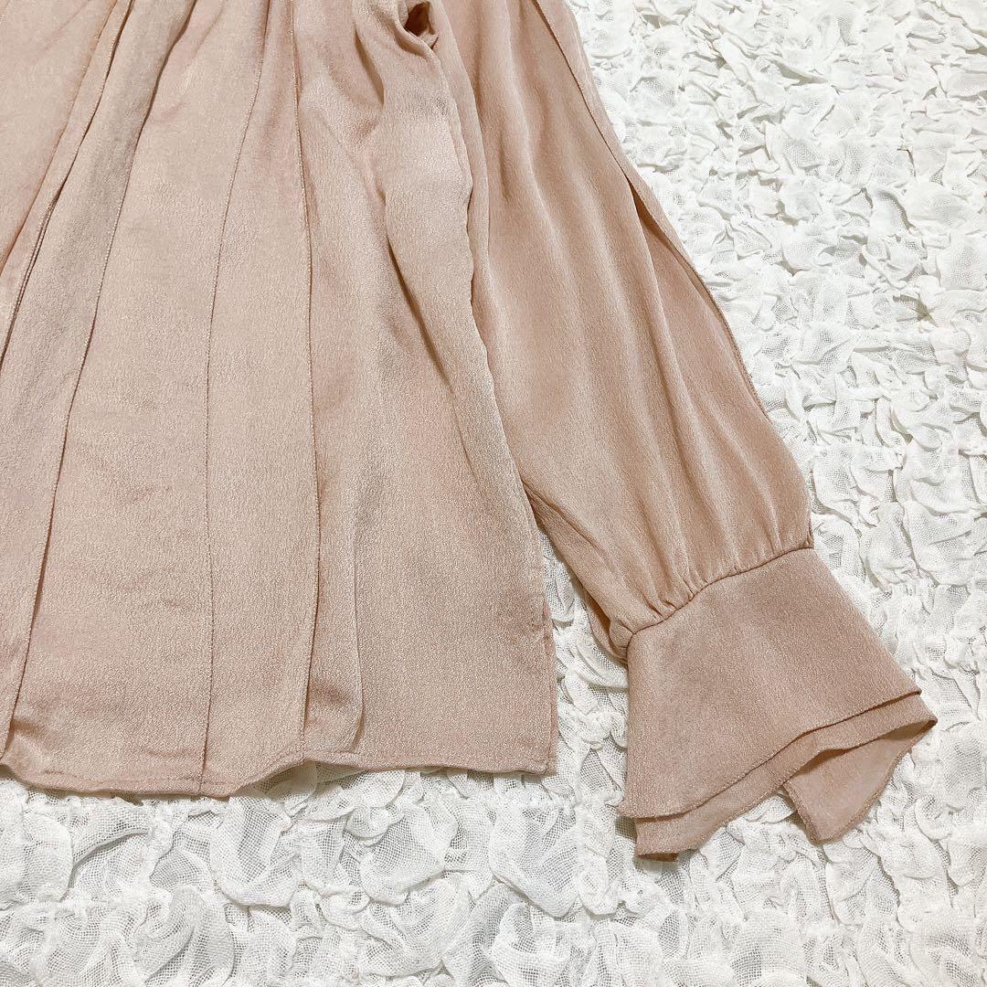 カタログ掲載【25SS】MORABITO SPELL フリルブラウス　ピンク