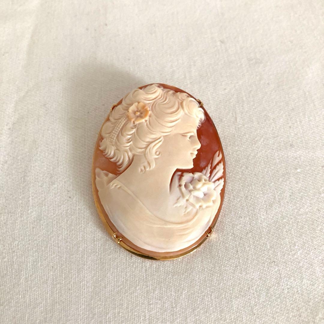 カメオ ブローチ・ペンダント 3点セット