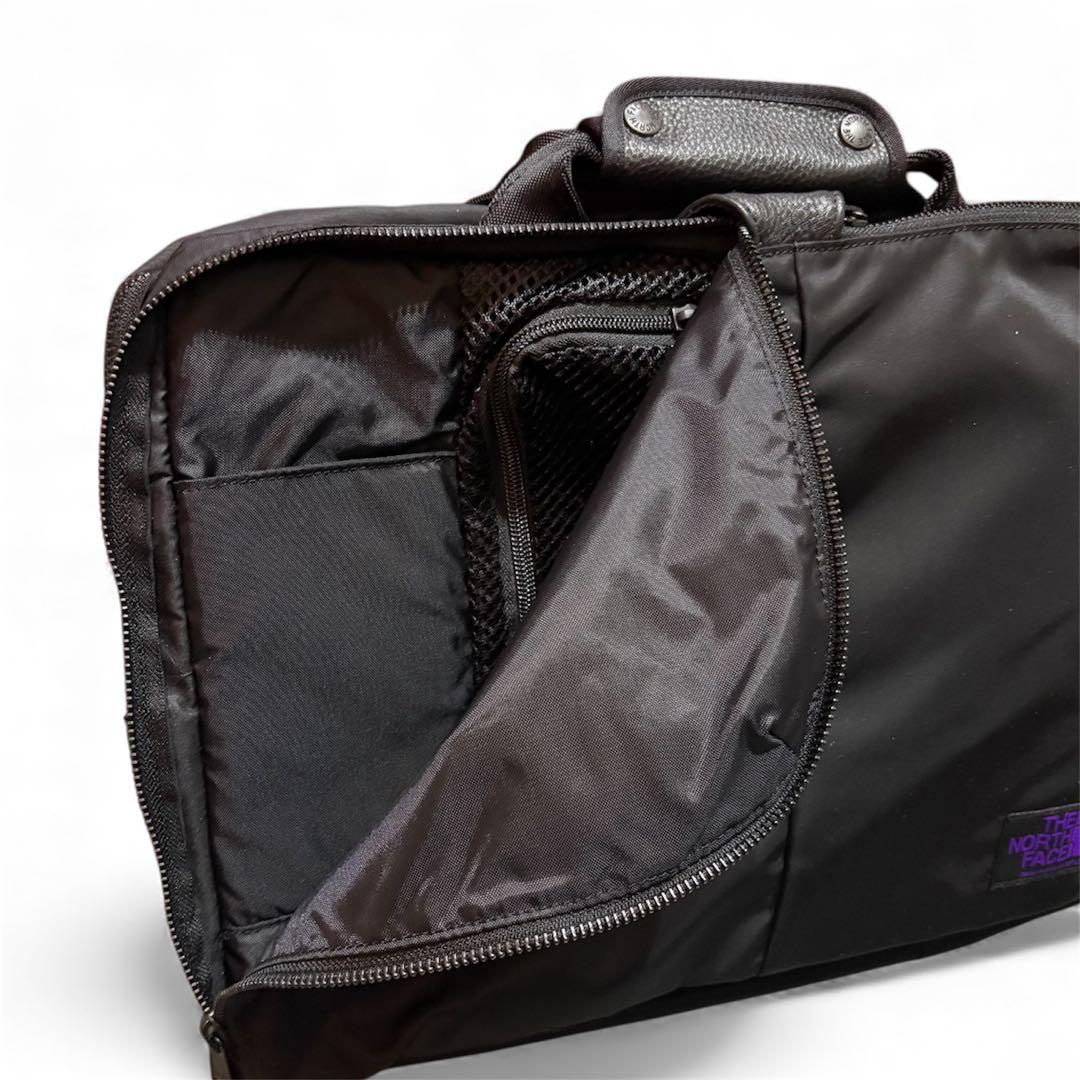 希少　ノースフェイス パープルレーベル 3wayバッグ ナイロン　黒　リュック
