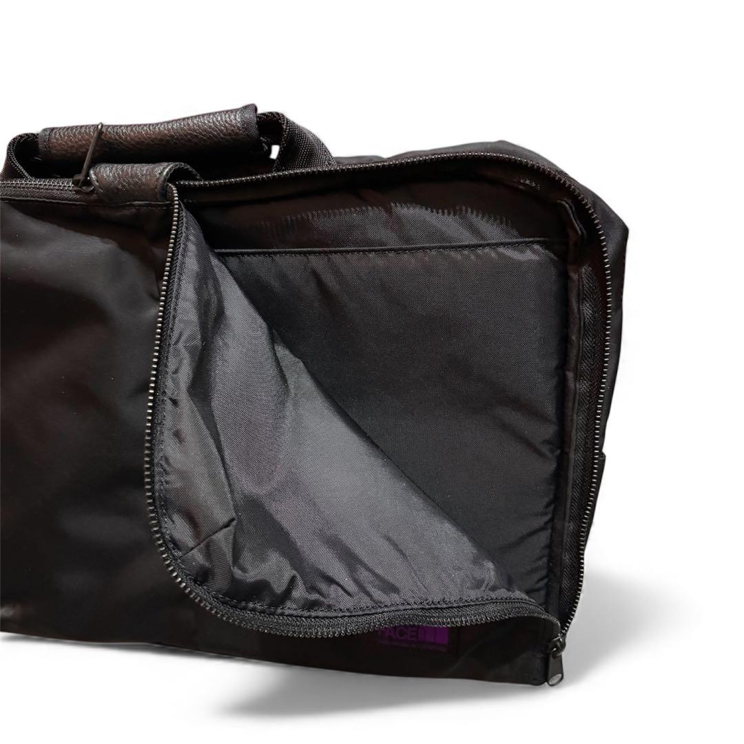 希少　ノースフェイス パープルレーベル 3wayバッグ ナイロン　黒　リュック