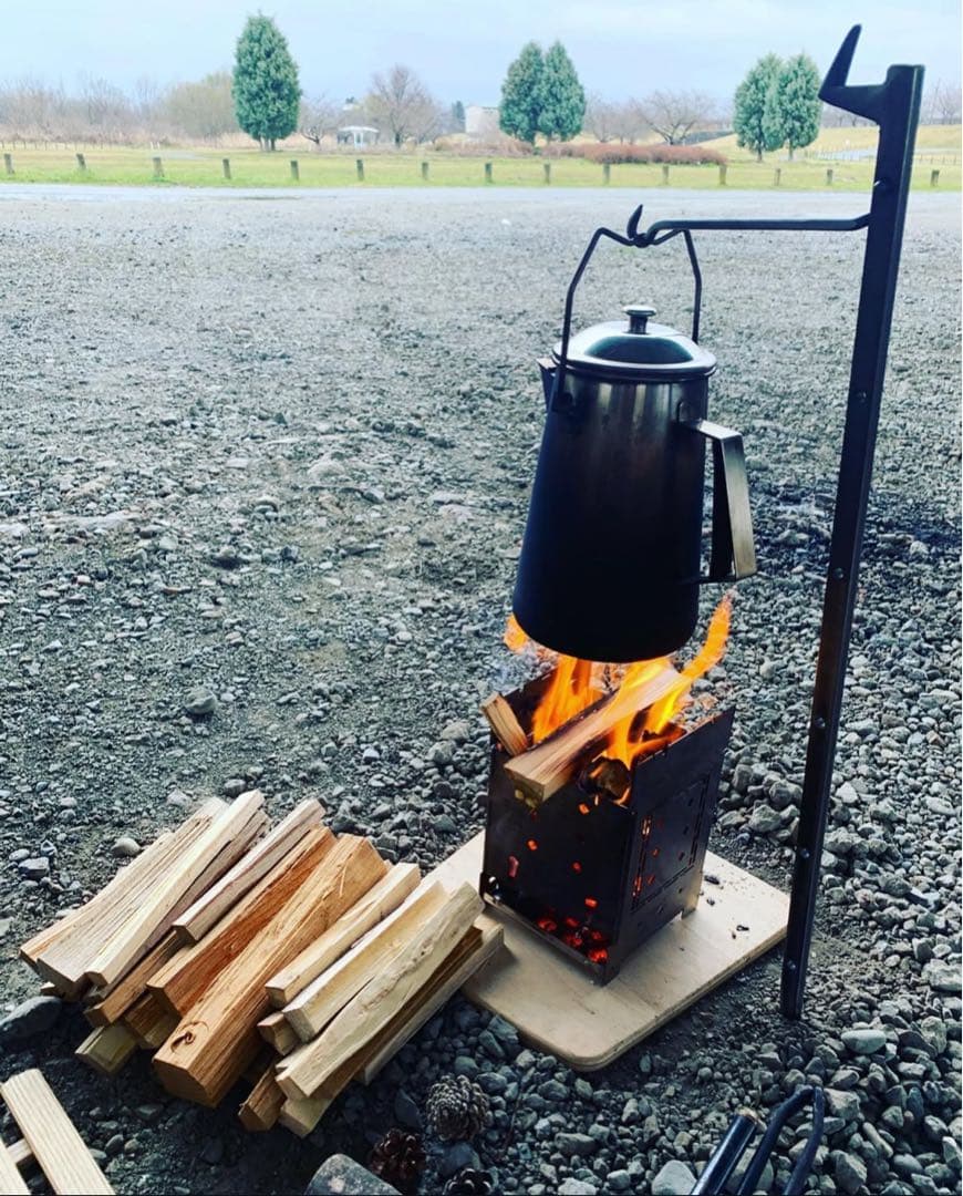 ニ*カ様 backside summit design タキビトステイク　焚き火