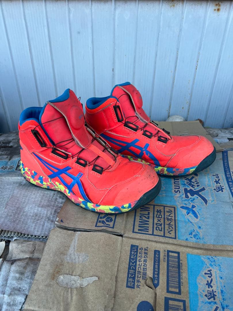 アシックス 安全靴 WINJOB CP304 マーブル 限定色