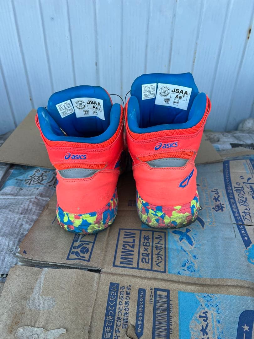 アシックス 安全靴 WINJOB CP304 マーブル 限定色