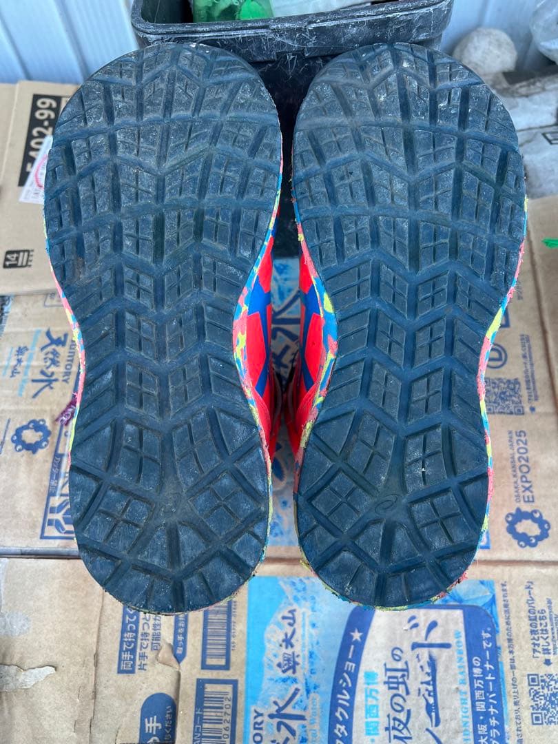 アシックス 安全靴 WINJOB CP304 マーブル 限定色