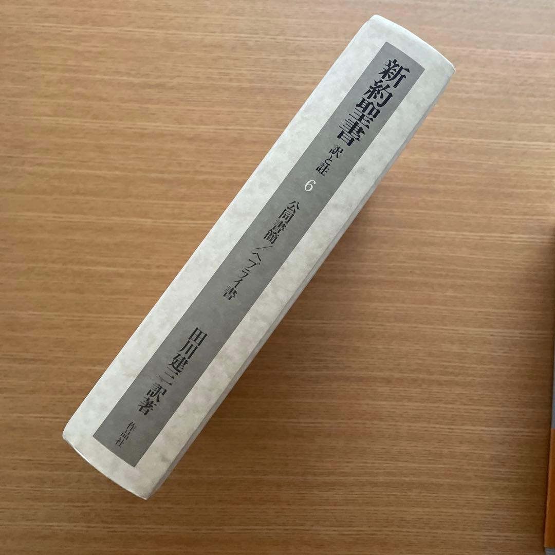 新約聖書 訳と註 第六巻　第七巻　田川建三