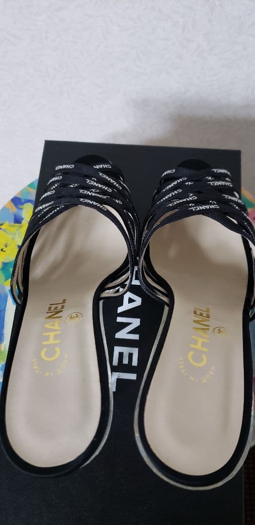 CHANEL　希少リボンミュール 38
