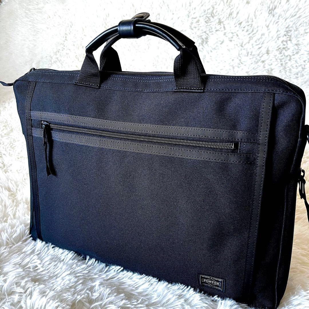 未使用 ✨PORTER / CLIP 2WAY BRIEFCASE ポーター 黒