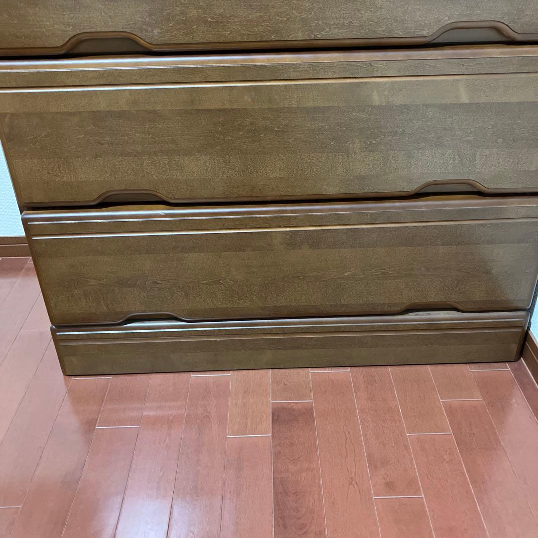 整理タンス　ハイチェスト　五段　大容量