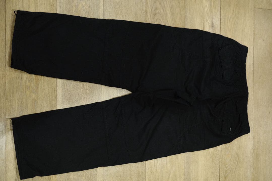 Supreme ブラック カーゴパンツ