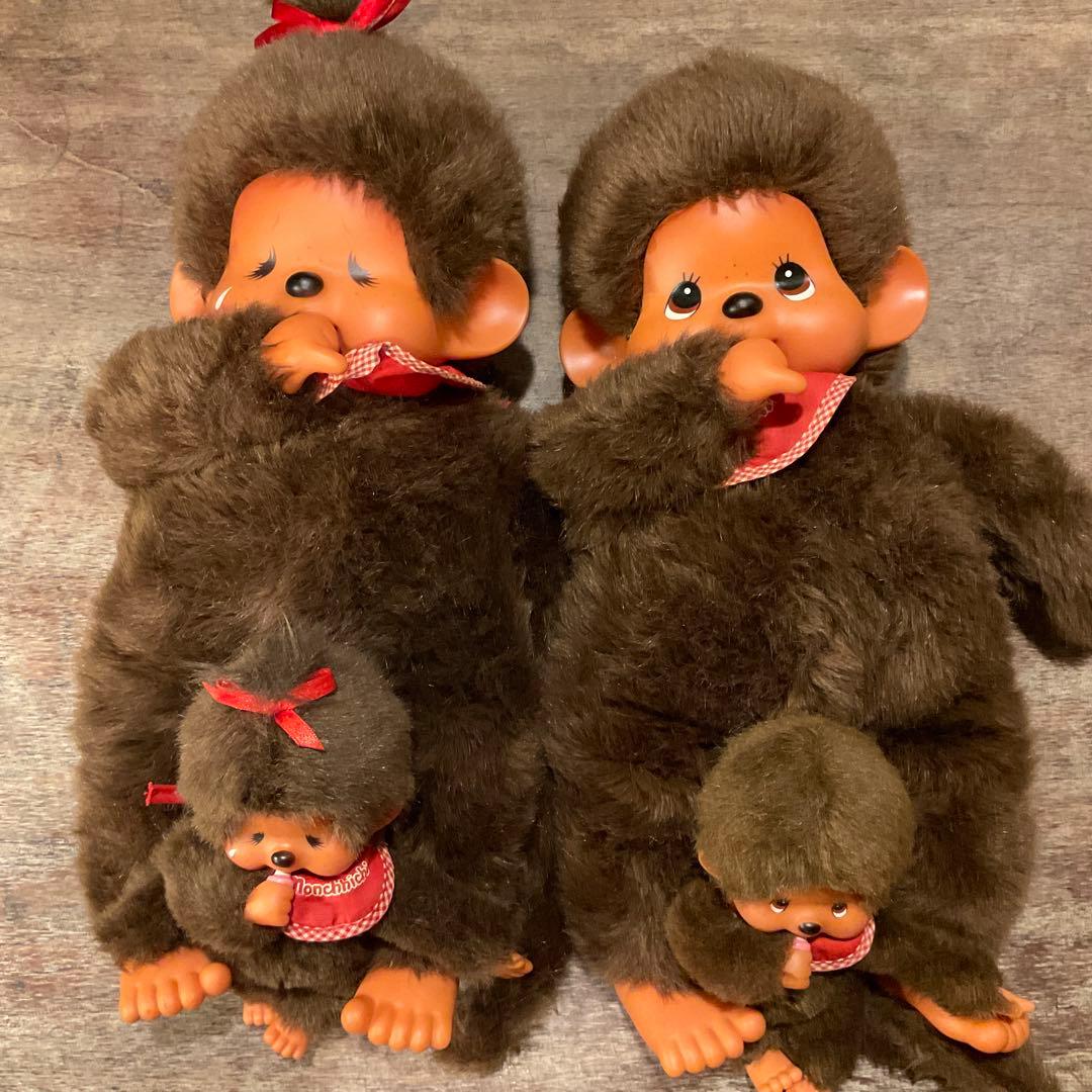 38800昭和レトロ モンチッチ 当時物 ビンテージ セキグチ 4体セット