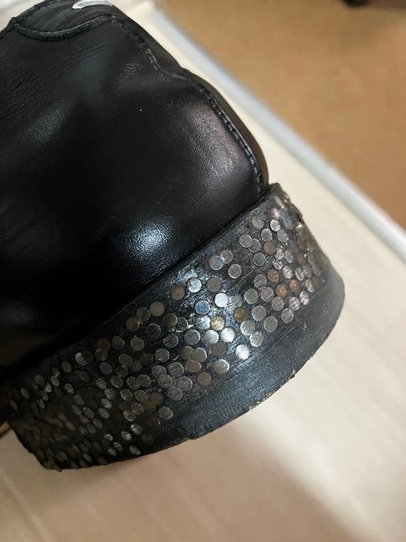 激レア　マルタンマルジェラ　ブラック ドレスシューズ 39 釘ソール