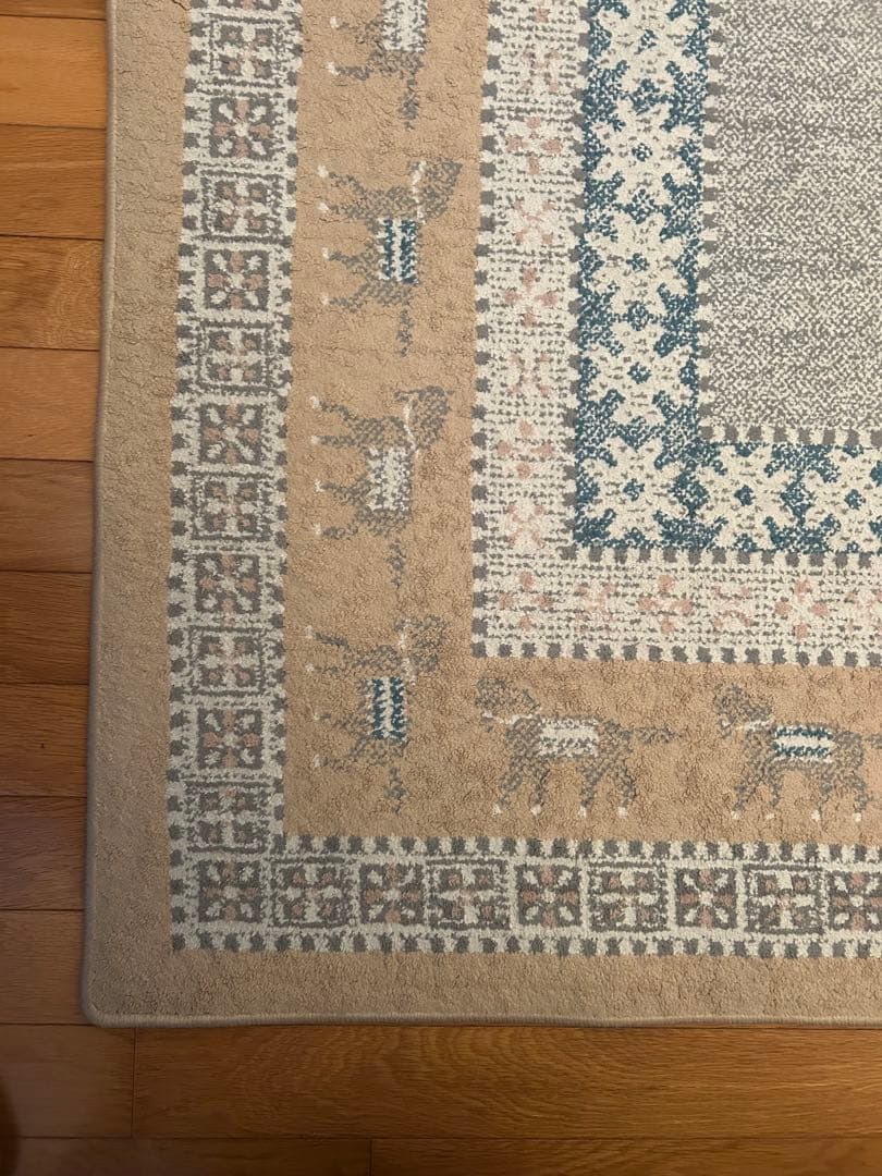 unico ラグ　CLEVE イエロー 120cm×180cm