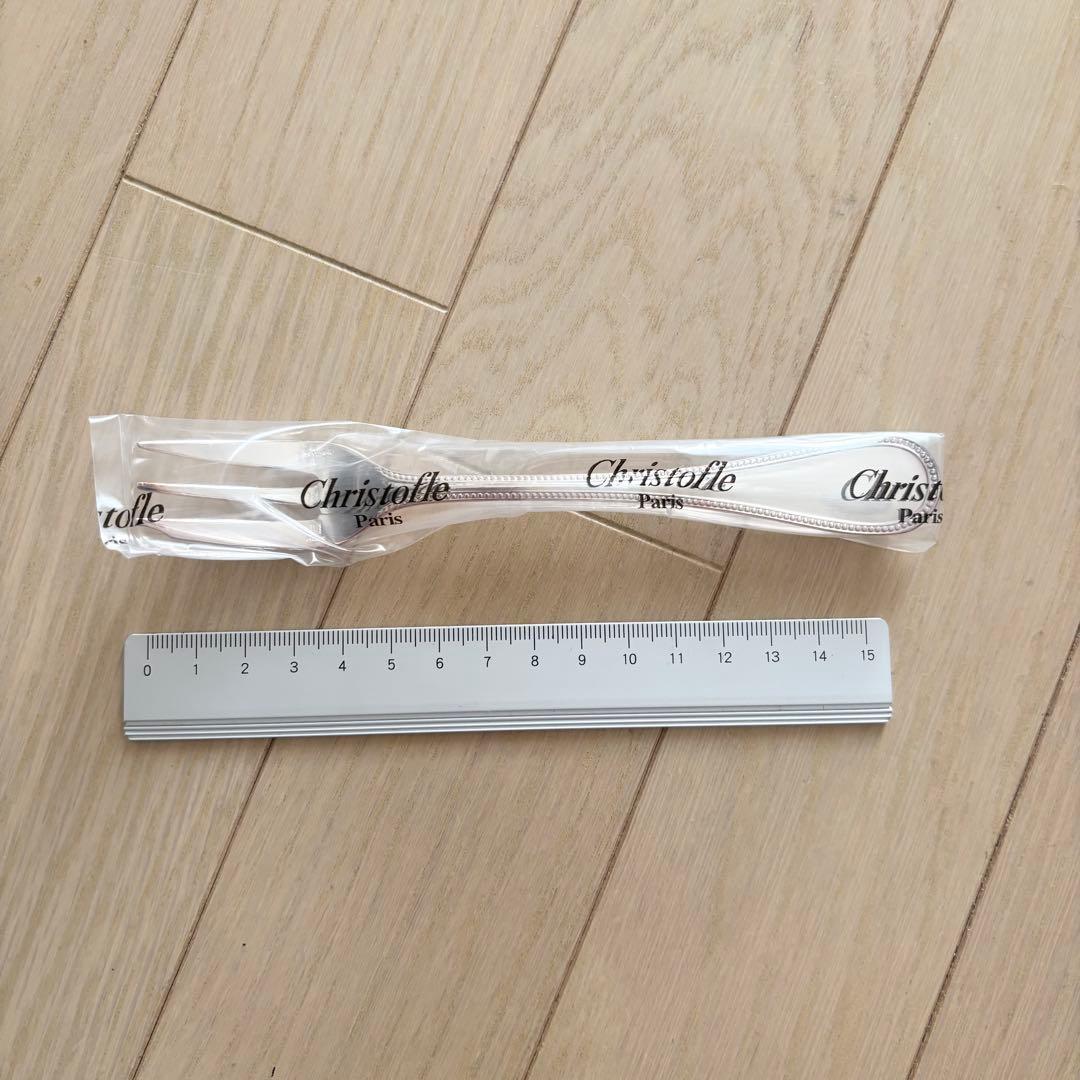 【新品未使用 Christofle】フォーク パール 6点セット