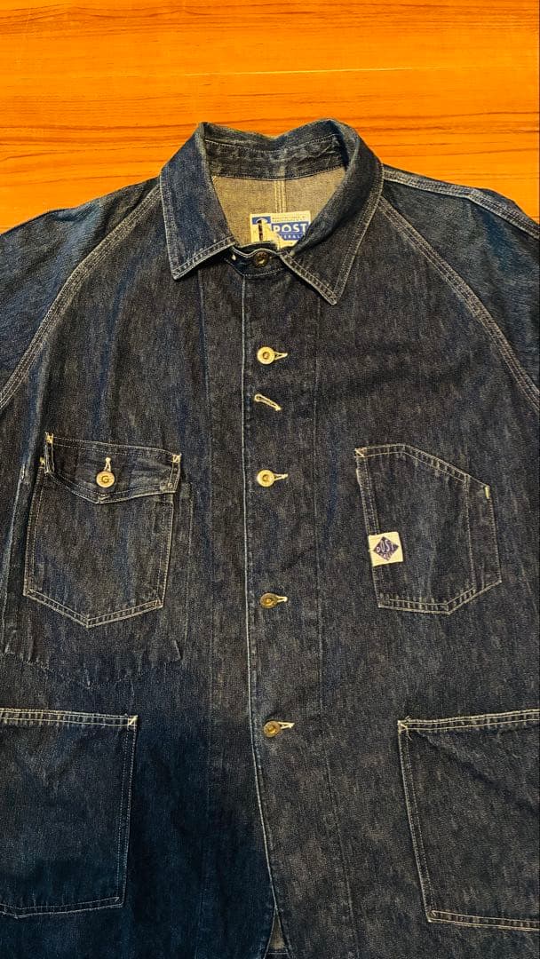 【レア】ポストオーバーオールズ　カバーオール　90年代 size:L